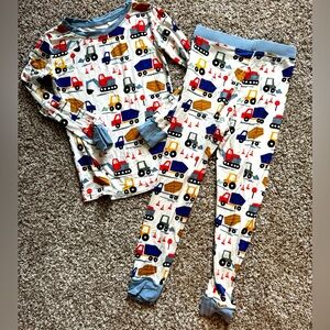 Construction Little Sleepies 3T